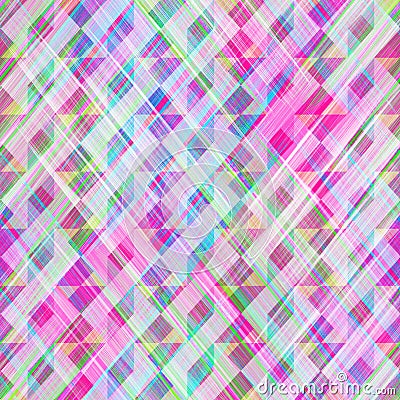 Geometric Strokes Print in Multi Colour and Texture Stock Photo