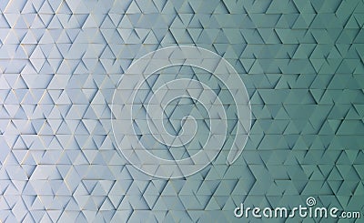 Geometric style background with triangles. 3d rendering Stock Photo