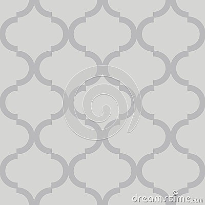 Geometric trellis pattern. Grey seamless background. Screen print vector texture. Website textured wallpaper Vector Illustration