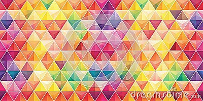 Geometric Triangular Gradient Mosaic Pattern for Contemporary, Clean, and Bold Design Projects Stock Photo