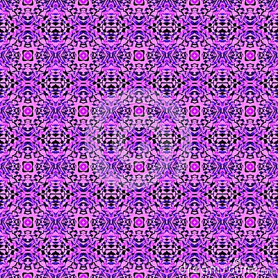 Geometric Tribal Texture. Purple, Pink, Lavender Stock Photo