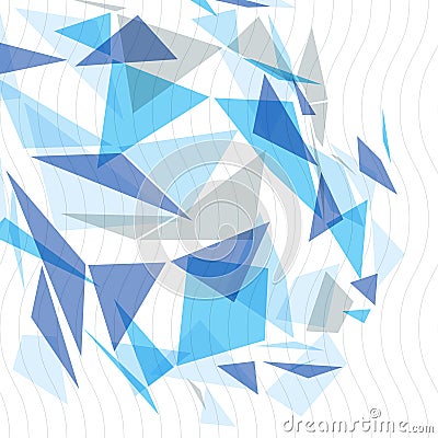 Geometric vector abstract 3D complicated op art backdrop, eps10 conceptual tech illustration, best for web and graphic design. Vector Illustration