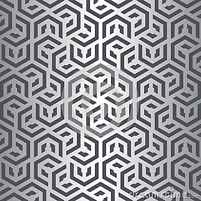 Geometric vector pattern with chevron. Modern geometric texture. Repeating abstract background. Vector Illustration