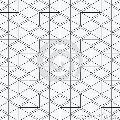 geometric vector pattern, repeating linear square diamond shape rhombus. graphic clean design for fabric, event Vector Illustration