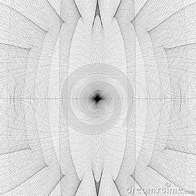 Geometric Wire Frame Shape Vector. Abstract Modern Shape Wire Structure. Vector Illustration
