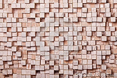 Geometric wood background Stock Photo