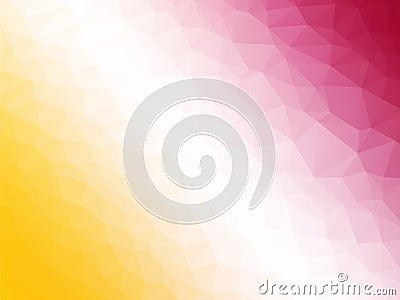 Geometric yellow violet white background Vector Illustration