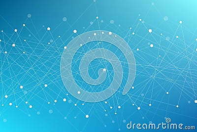 Geometrical modern background of flying triangles. Connected triangles. Plexus. Backdrop for your design. Vector illustration Vector Illustration