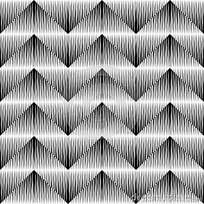 Geometrical pattern black and white color. Vector Illustration