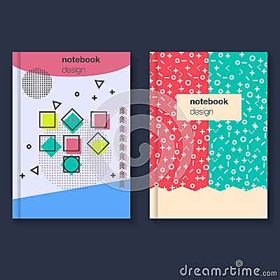 Geometry cards for cover Vector Illustration