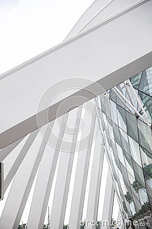 Geometry glass roof Editorial Stock Photo