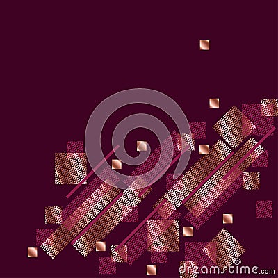 Geometry modern style concept background Vector Illustration