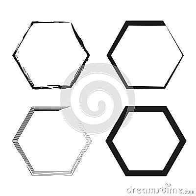 Geometry octagonal eight sided. Polygon octagon shapes. Vector illustration. EPS 10. Vector Illustration