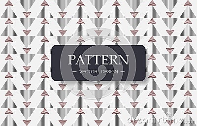 Geomtric triangle shape.Vector abstract pattern design Stock Photo