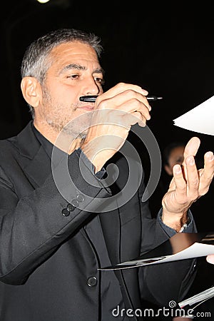 George Clooney Editorial Stock Photo