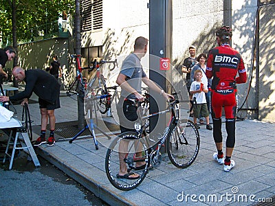 George Hincapie of BMC Team Editorial Stock Photo