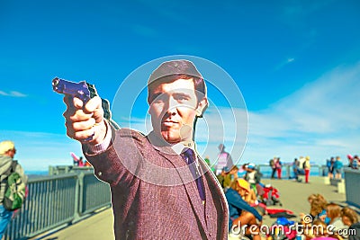 007 George Lazenby actor poster Editorial Stock Photo