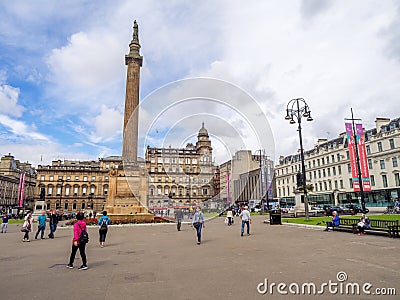 George Square, Glasgow Editorial Stock Photo