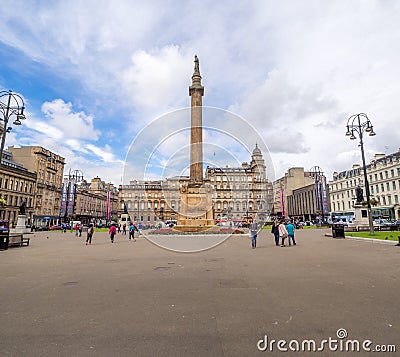 George Square, Glasgow Editorial Stock Photo