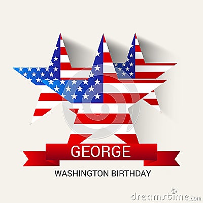 George Washington Birthday. Stock Photo