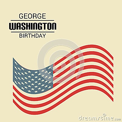 George Washington Birthday. Stock Photo