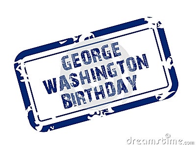 George Washington Birthday. Stock Photo