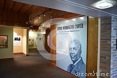 George Washington Carver National Monument Interior Editorial Stock Photo