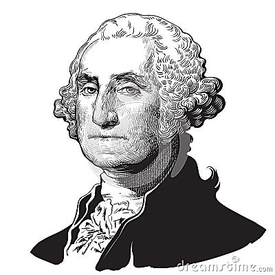 George Washington Vector Illustration