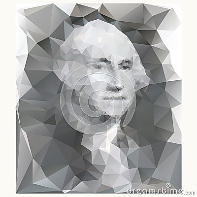 George Washington portrait Vector Illustration