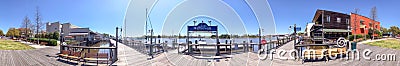 GEORGETOWN, SC - APRIL 5, 2018: Panoramic view of city waterfront. Georgetown is a famous attraction in South Carolina Editorial Stock Photo