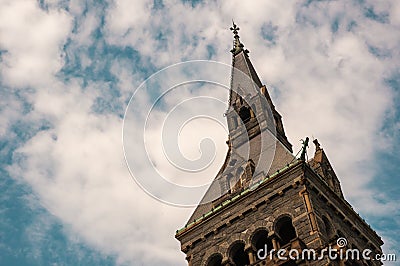 Georgetown University with blue sky Stock Photo