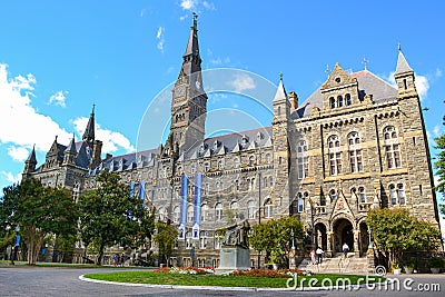 Georgetown University Campus Editorial Stock Photo