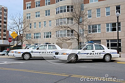 Georgetown University Police Editorial Stock Photo