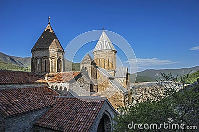 Georgia. Ananuri Castle Stock Photo