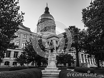 Georgia Capital Building in Atlanta Editorial Stock Photo