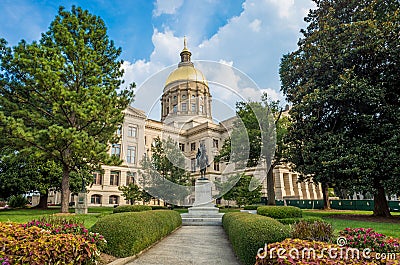 Georgia State Capitol Building in Atlanta, Georgia Stock Photo