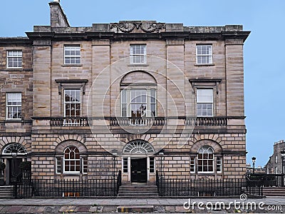 Georgian townhouse Stock Photo