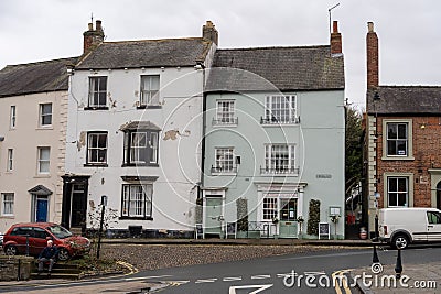 The Georgian Townhouse pancake cafe in the city of Durham, UK Editorial Stock Photo