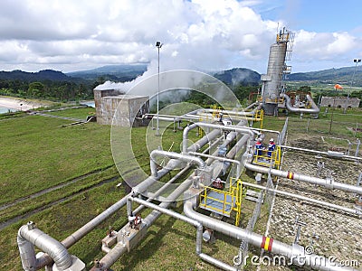 Geothermal Energy Editorial Stock Photo