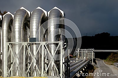 Geothermal Power Stock Photo