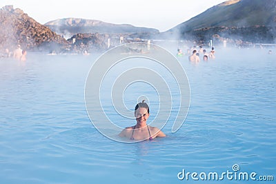 Geothermal spa Stock Photo