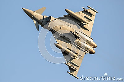 German Air Force Eurofighter Typhoon fighter jet aircraft Editorial Stock Photo