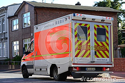 German Ambulance Editorial Stock Photo