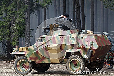 German armored vehicle Editorial Stock Photo