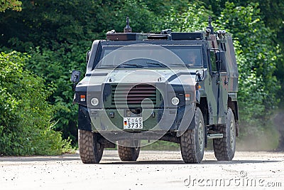 German armoured personnel carrier MOWAG Eagle Editorial Stock Photo