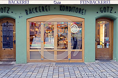 German bakery Editorial Stock Photo