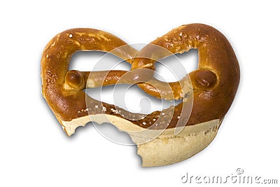 German Bavarian Oktoberfest pretzel Stock Photo