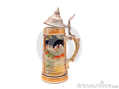 German Beer Stein Stock Photo