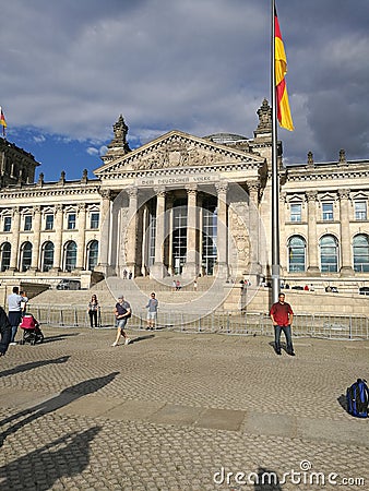 german Bundestag Editorial Stock Photo