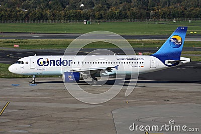 Condor Berlin Airbus A320-200 Editorial Stock Photo